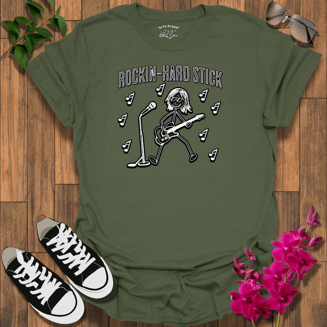 Rockin-Hard Stick T-Shirt