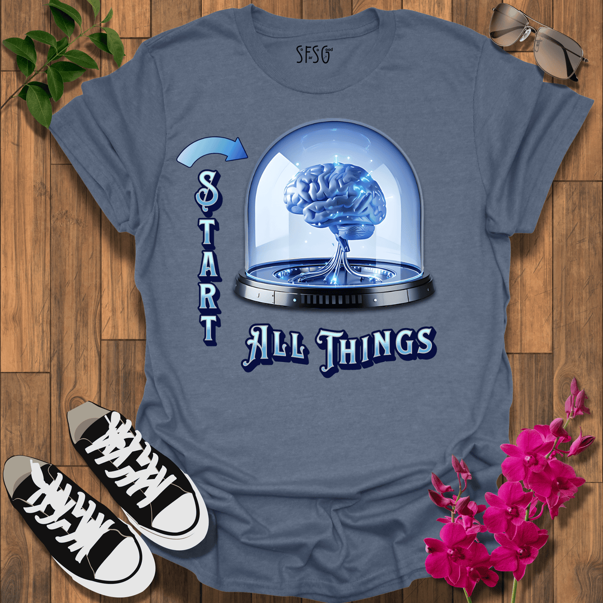Starts Here T‑Shirt