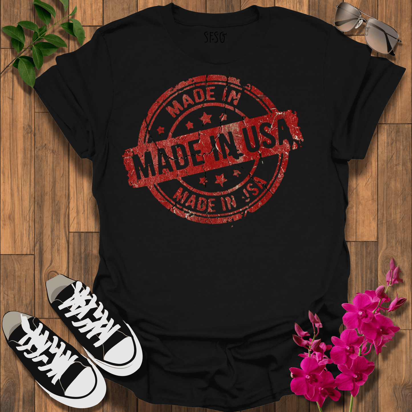 Stamped USA T-Shirt