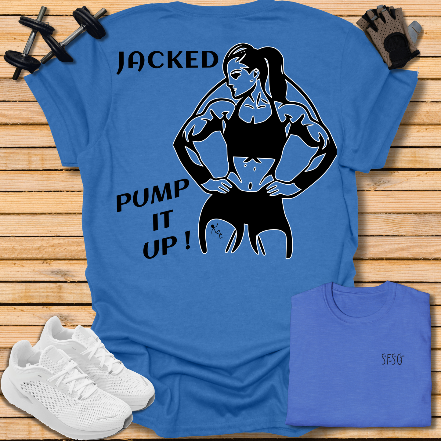 "Jacked" "F" T-Shirt