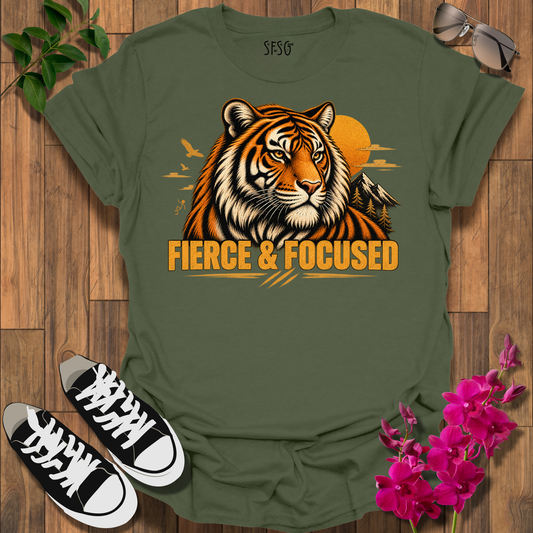 Fierce & Focused Tiger T-Shirt