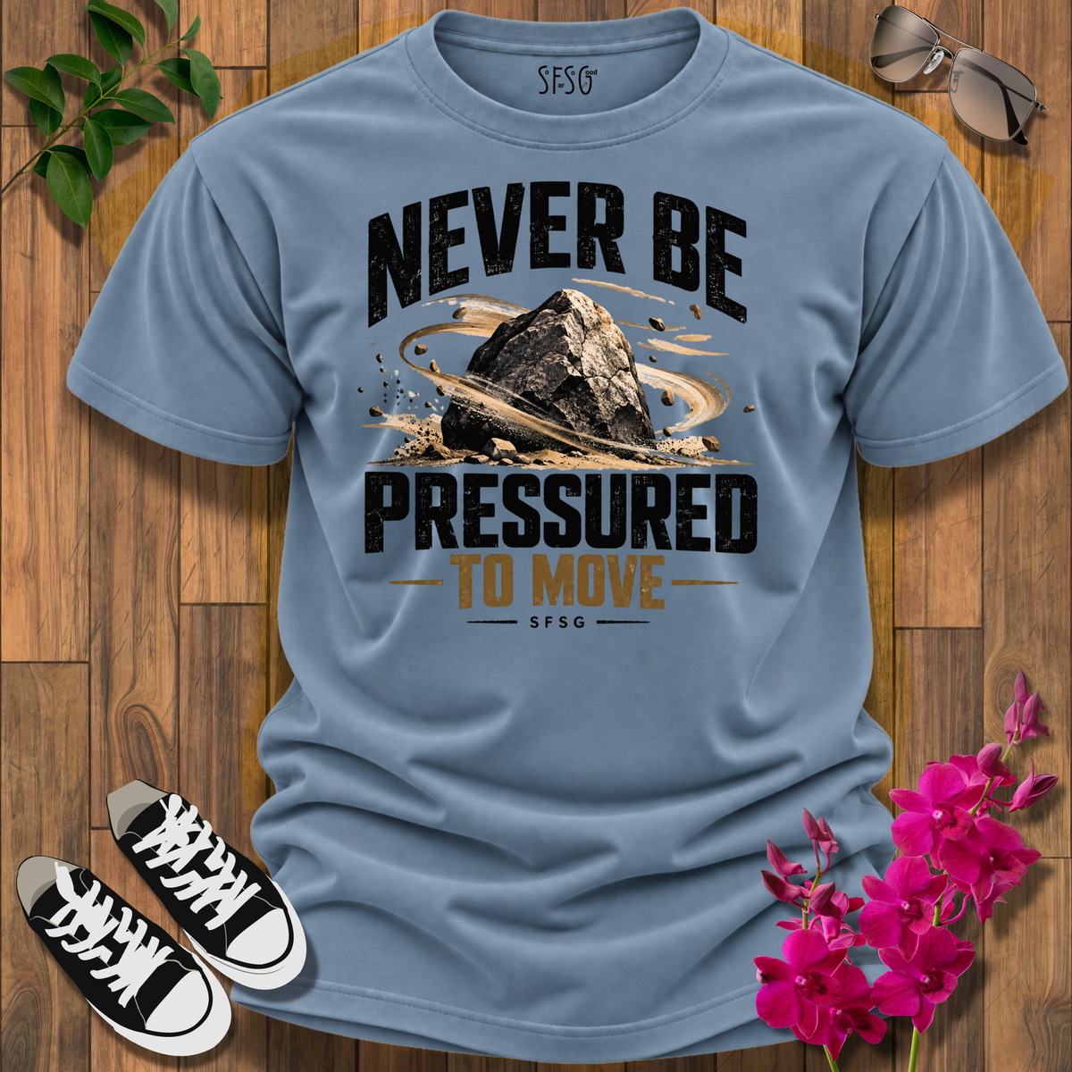 "The Rock" T-Shirt solid like a rock don't be pushed