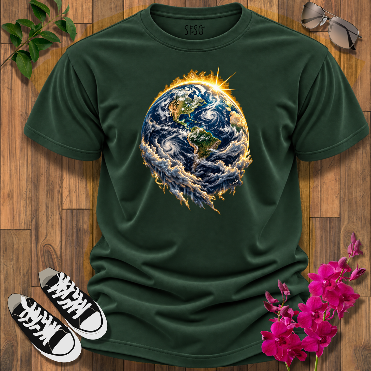 'Still Turning' T-Shirt — A New Dawn Environmental Awareness Tee