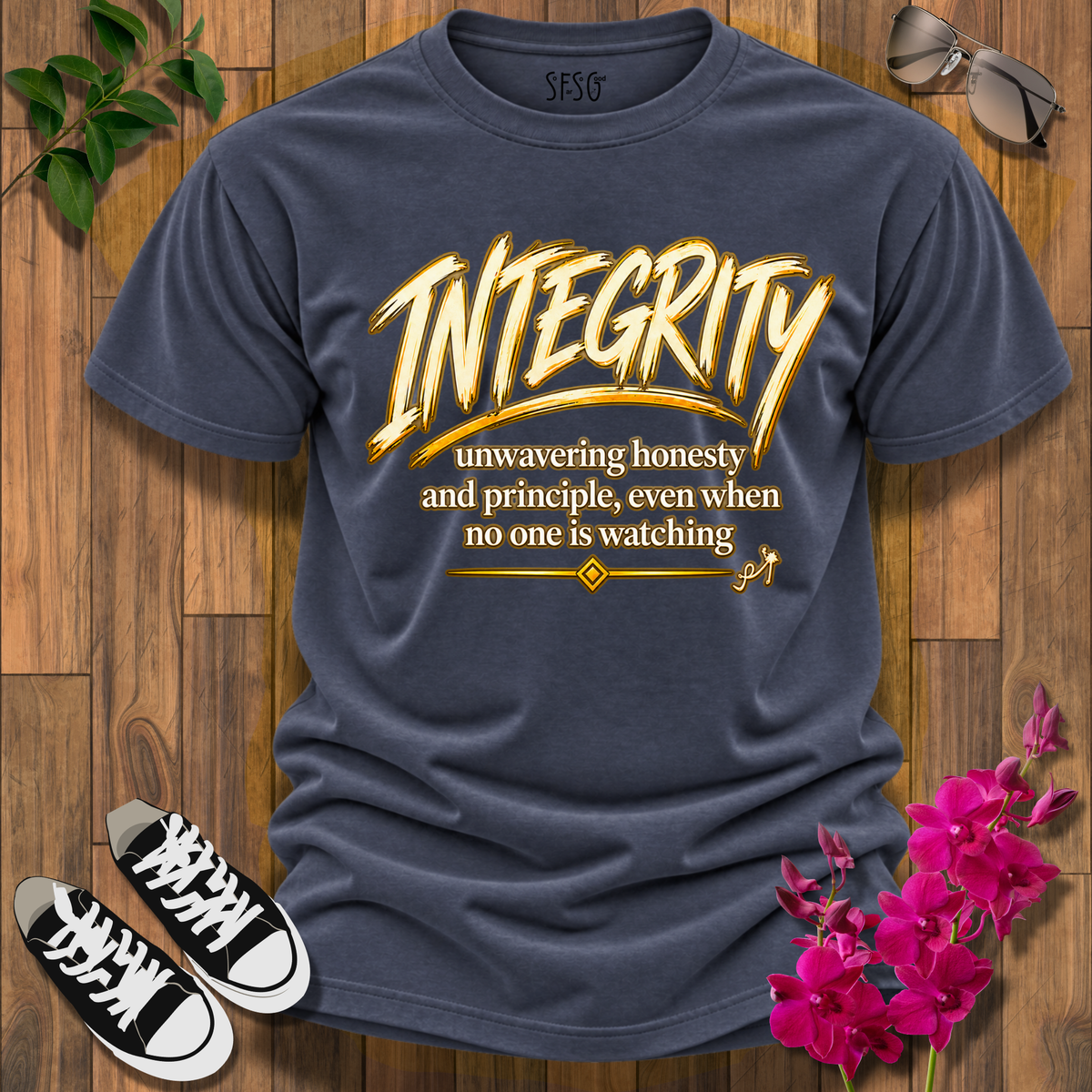 'Integrity' T-Shirt — "Integrity: unwavering honesty and principle, even when no one is watching"