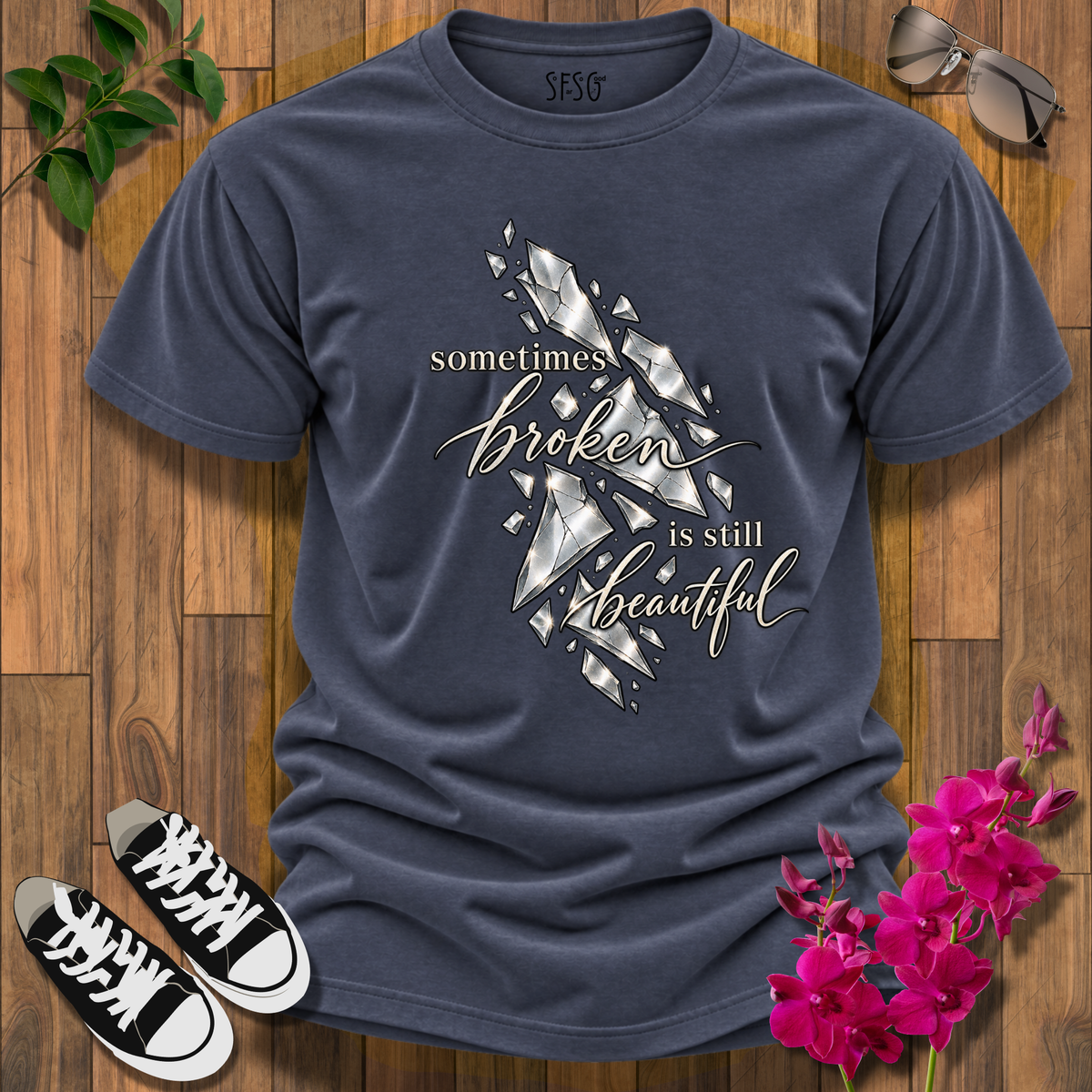 Silver Lining T-Shirt Inspirational Graphic Tee