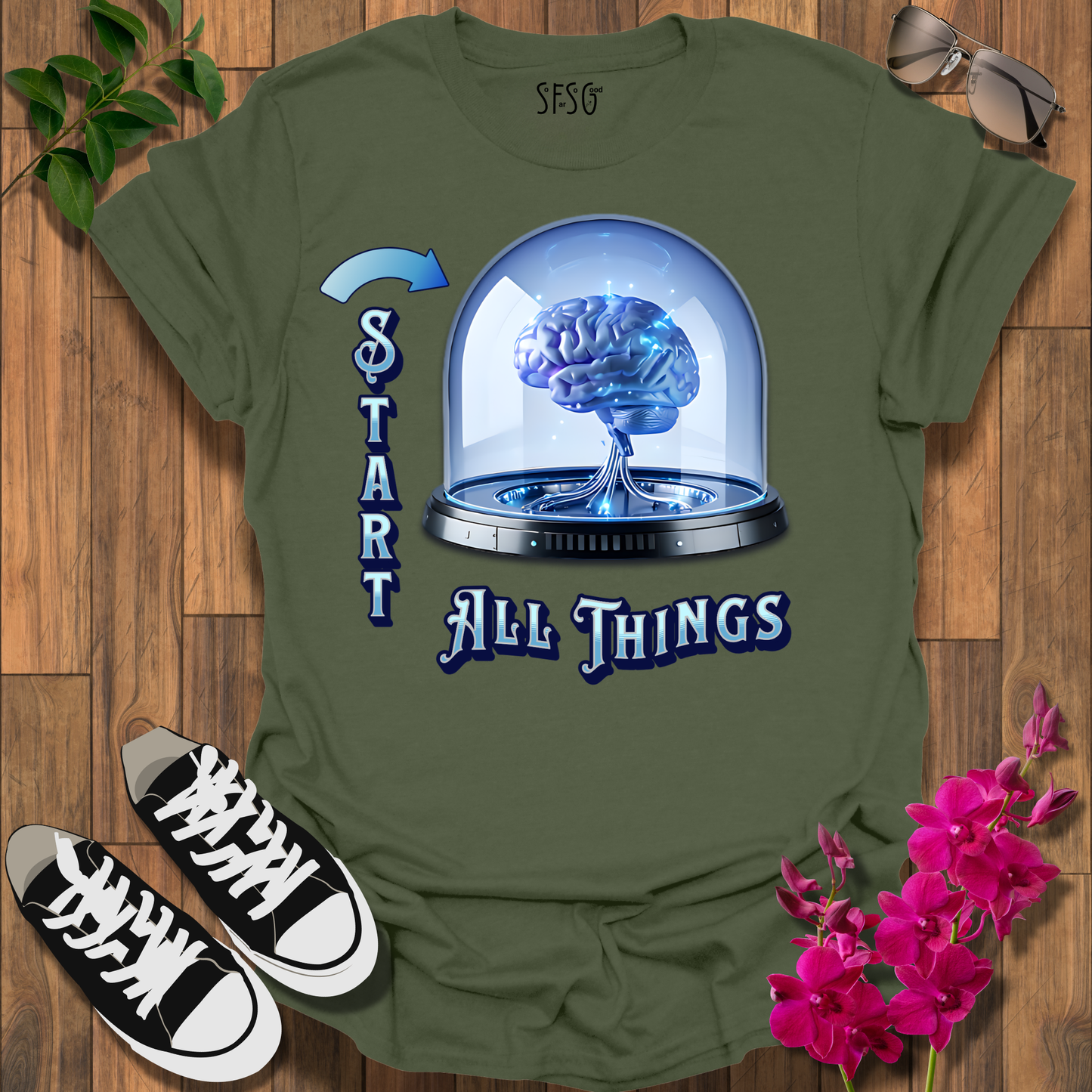 Starts Here T‑Shirt
