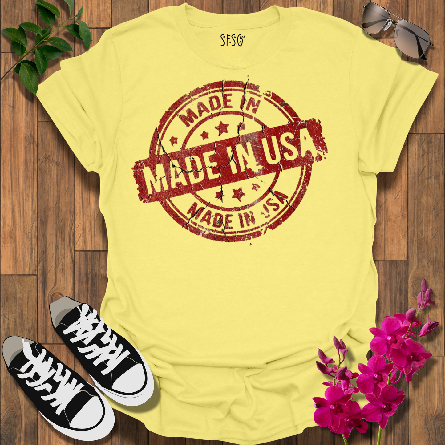 Stamped USA T-Shirt