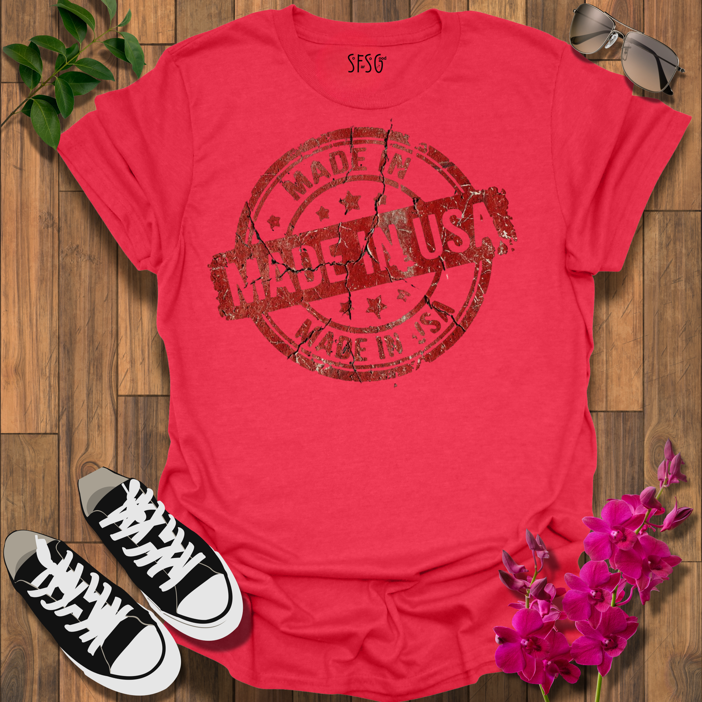 Stamped USA T-Shirt