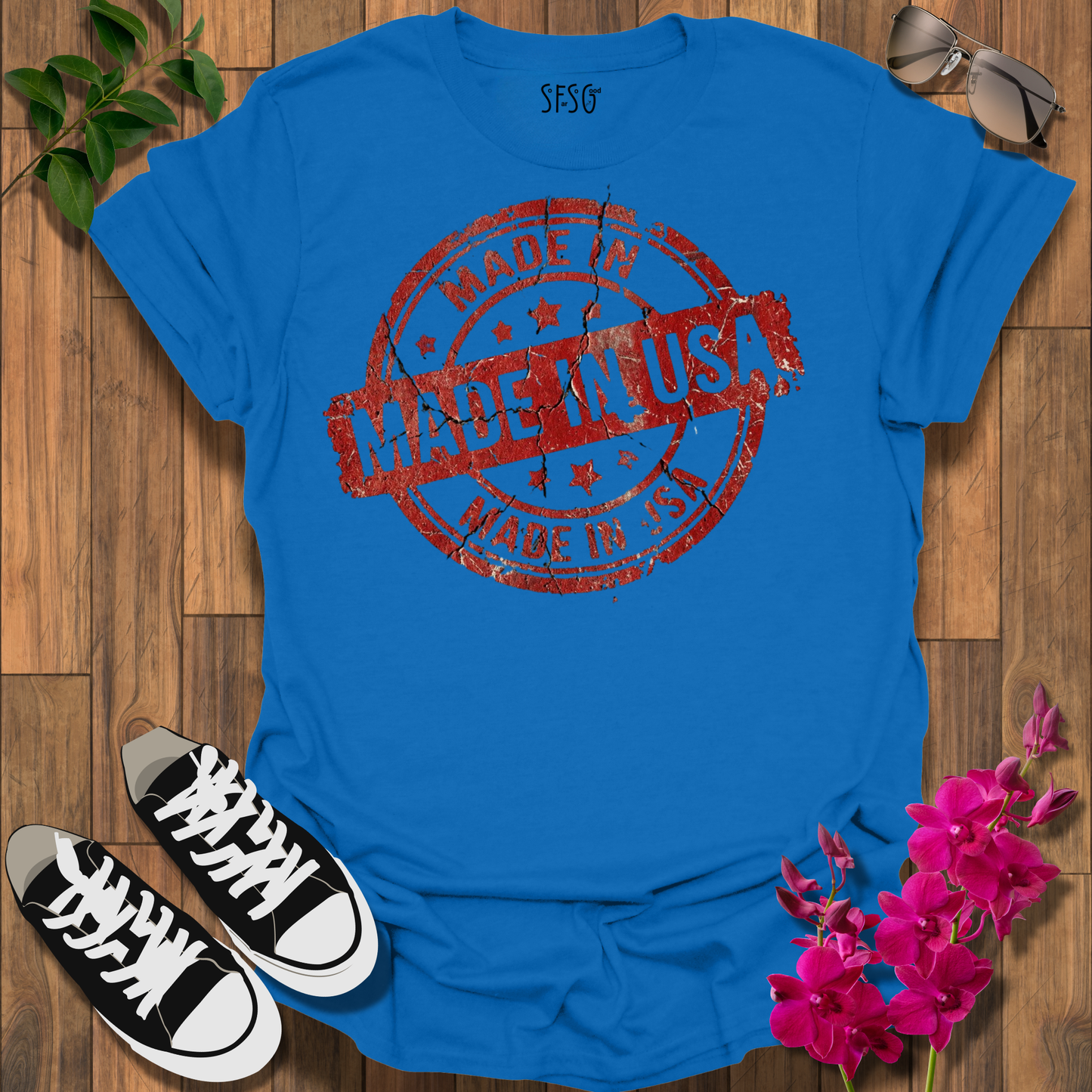Stamped USA T-Shirt