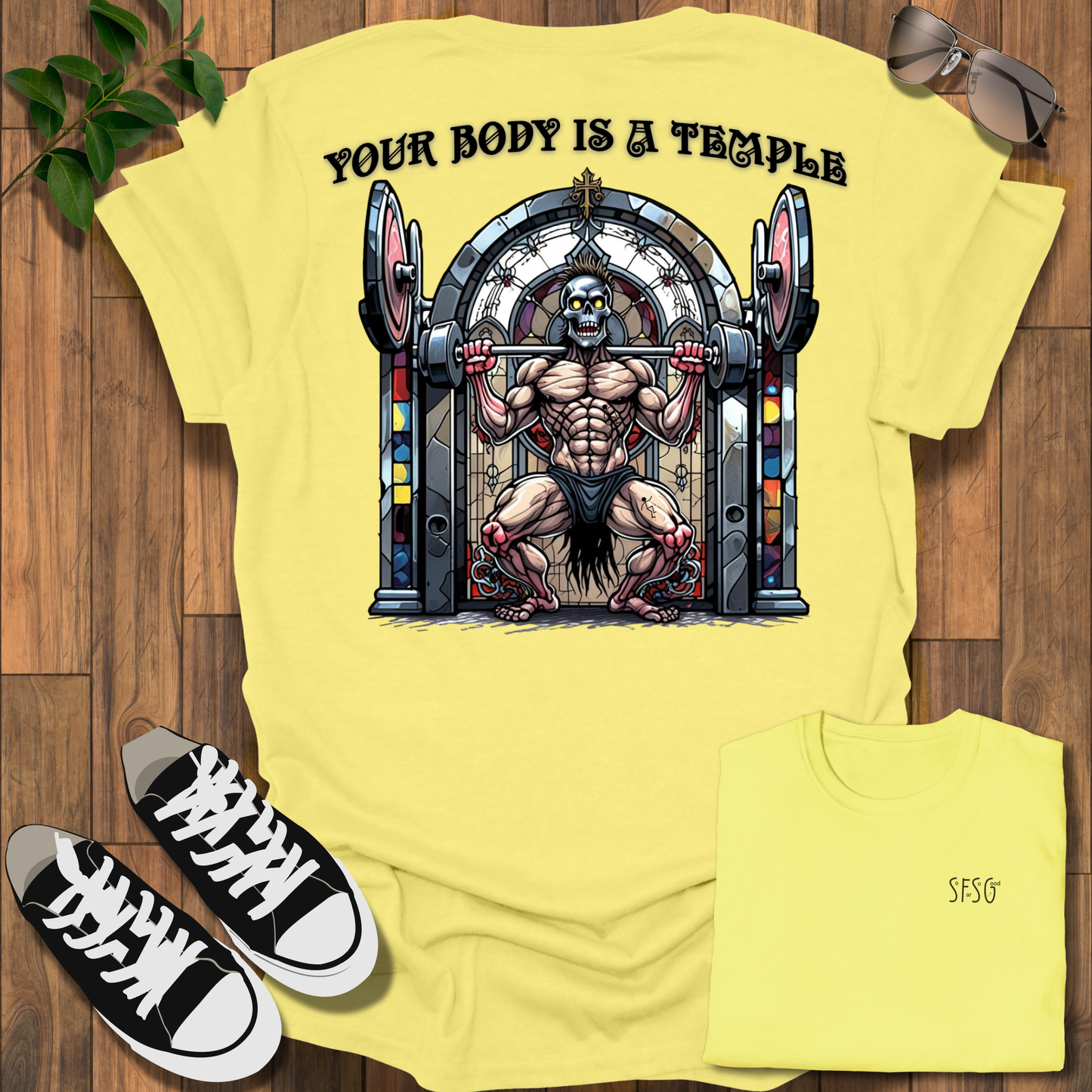 "Your Body Is A Temple" T-Shirt