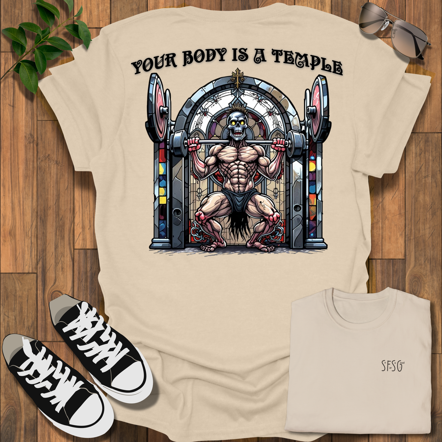 "Your Body Is A Temple" T-Shirt