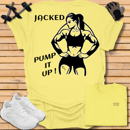 "Jacked" "F" T-Shirt