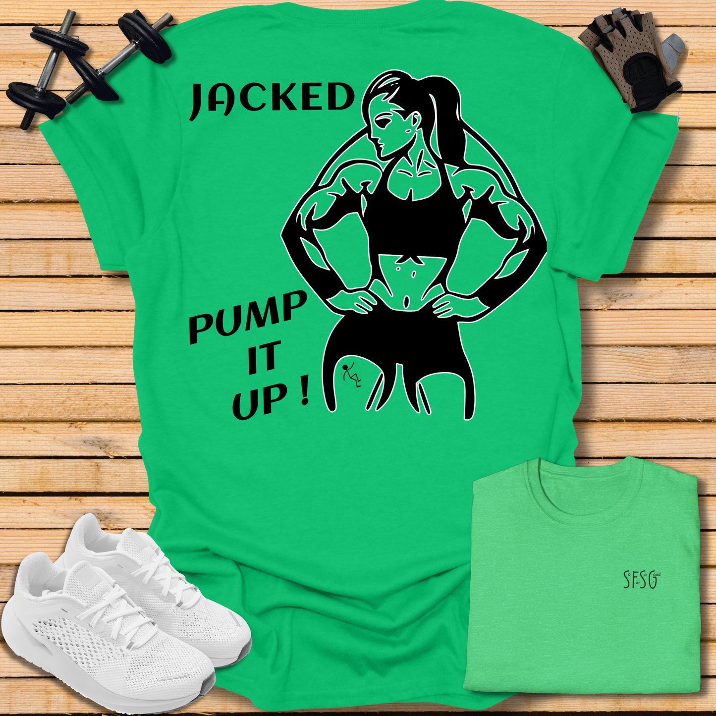 "Jacked" "F" T-Shirt