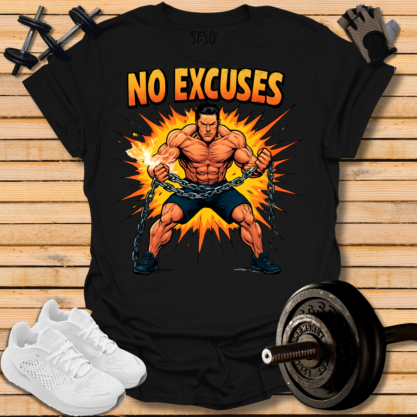 "No Excuses" T‑Shirt