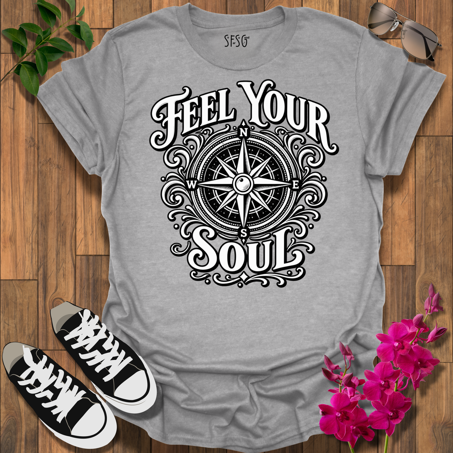 Feel Your Soul Compass T-Shirt