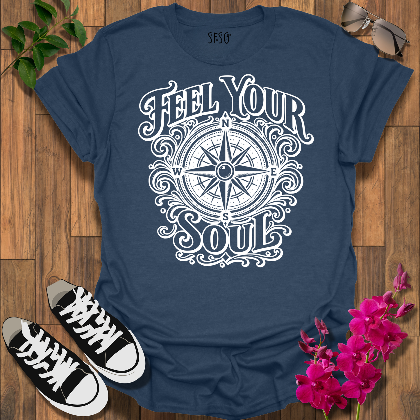 Feel Your Soul Compass T-Shirt