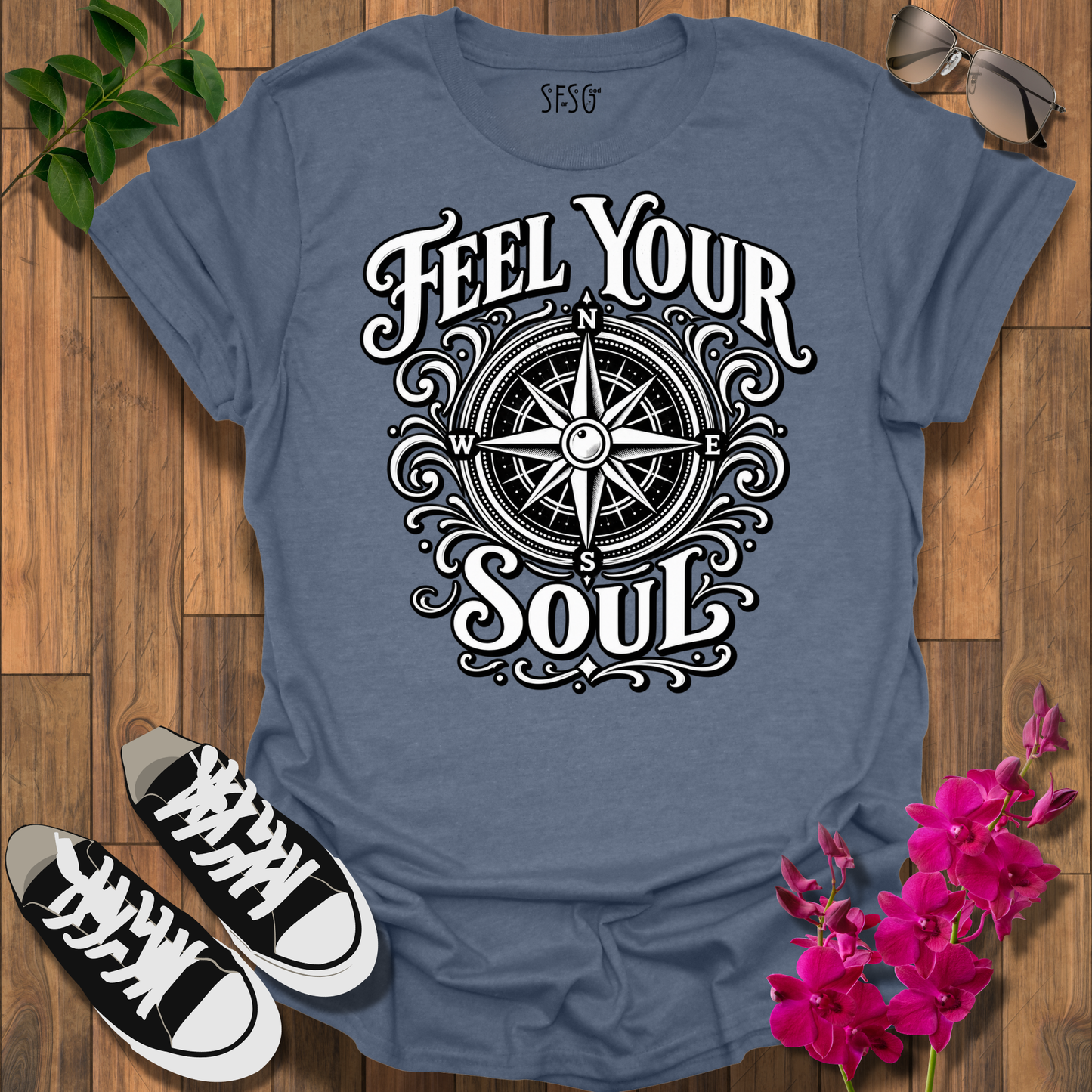 Feel Your Soul Compass T-Shirt