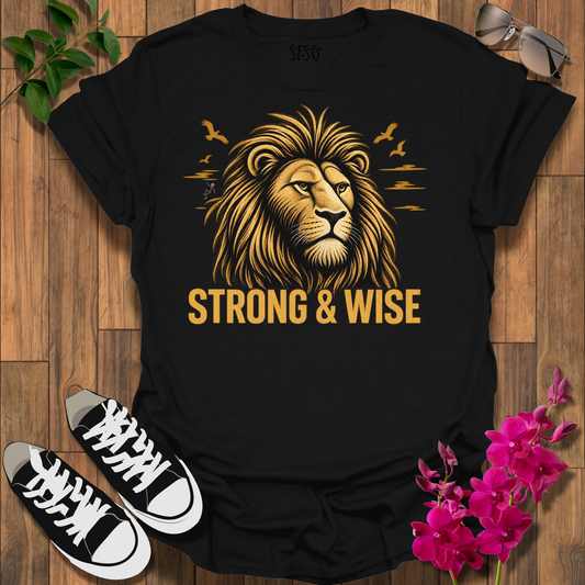 Lion 'Strong & Wise' T-Shirt