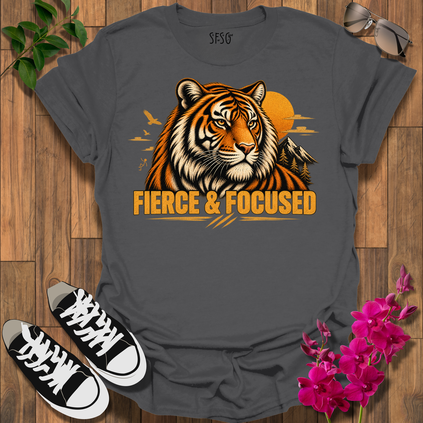 Fierce & Focused Tiger T-Shirt