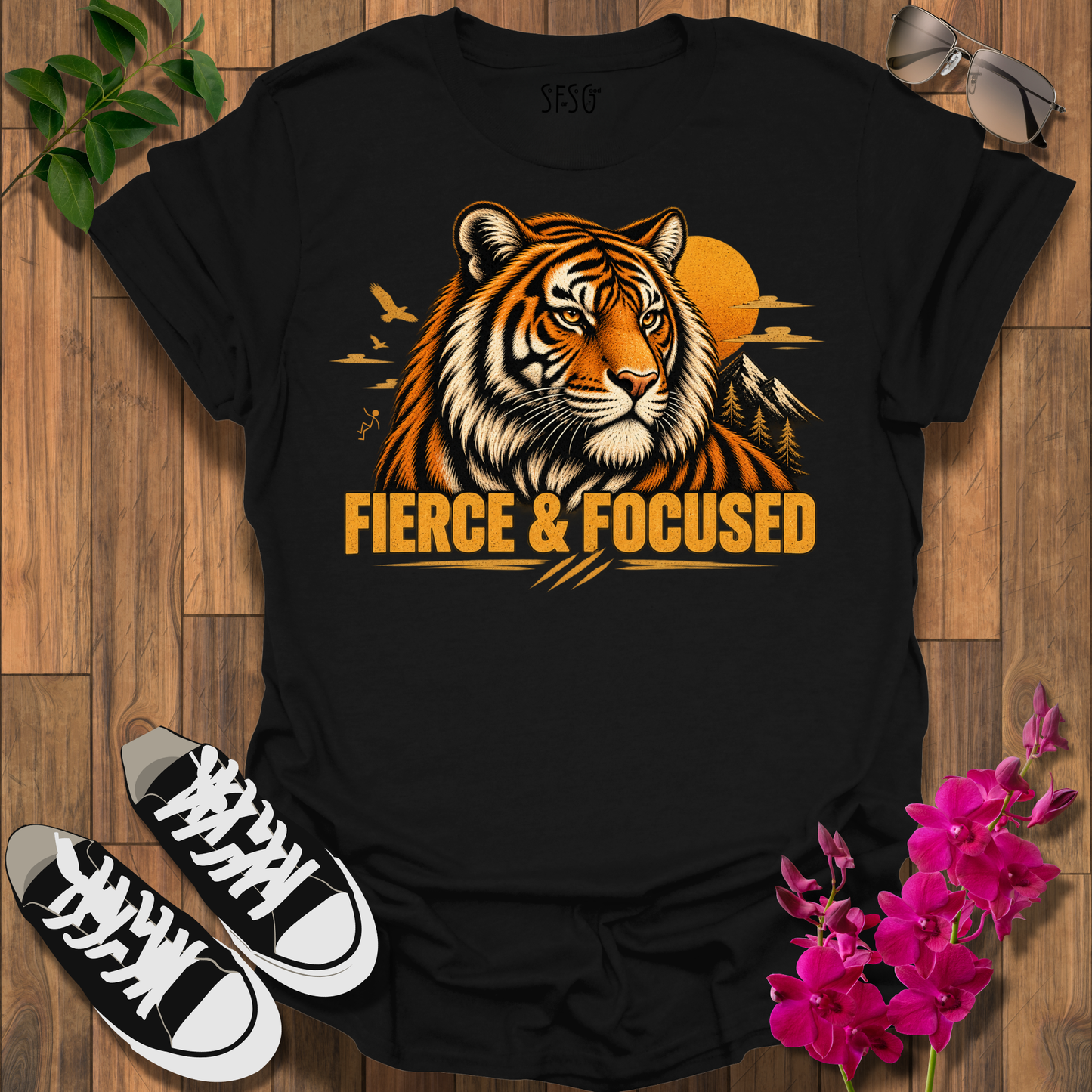 Fierce & Focused Tiger T-Shirt