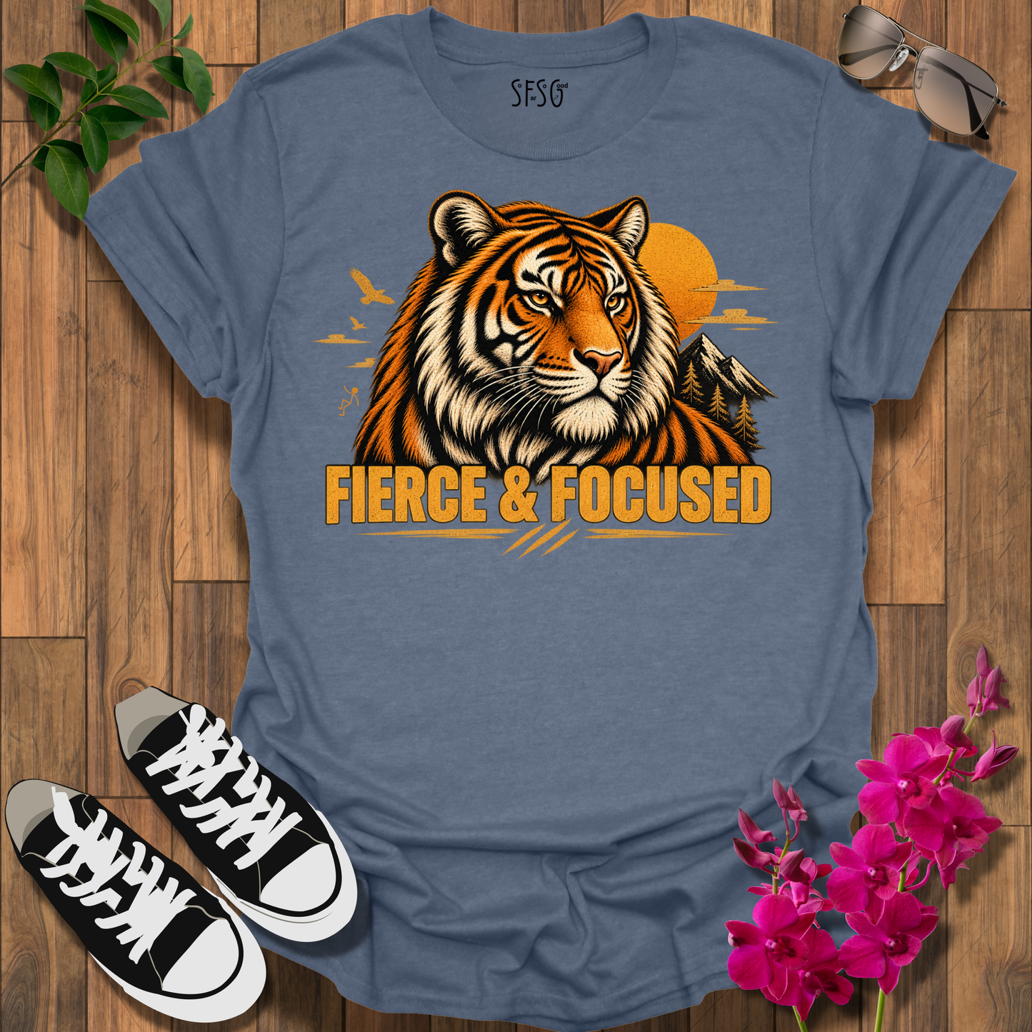Fierce & Focused Tiger T-Shirt