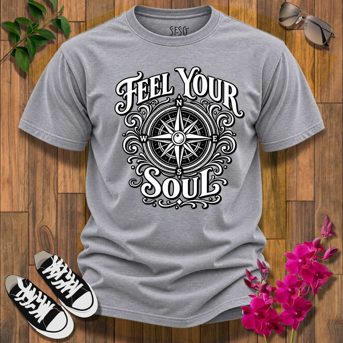 Feel Your Soul Compass T-Shirt
