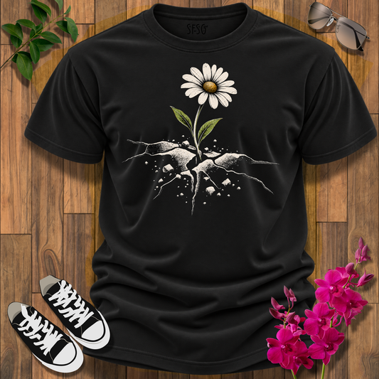 "Still Growing" T-Shirt — Floral Resilience Graphic Tee