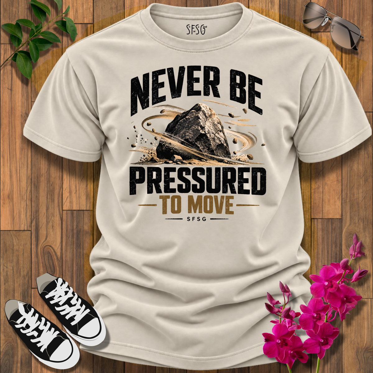 "The Rock" T-Shirt solid like a rock don't be pushed