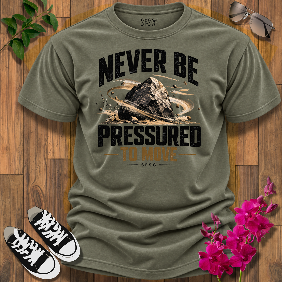 "The Rock" T-Shirt solid like a rock don't be pushed