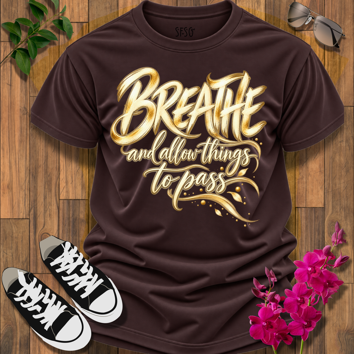 'Allow Things to Pass' T‑Shirt — Inspirational Relaxation Tee