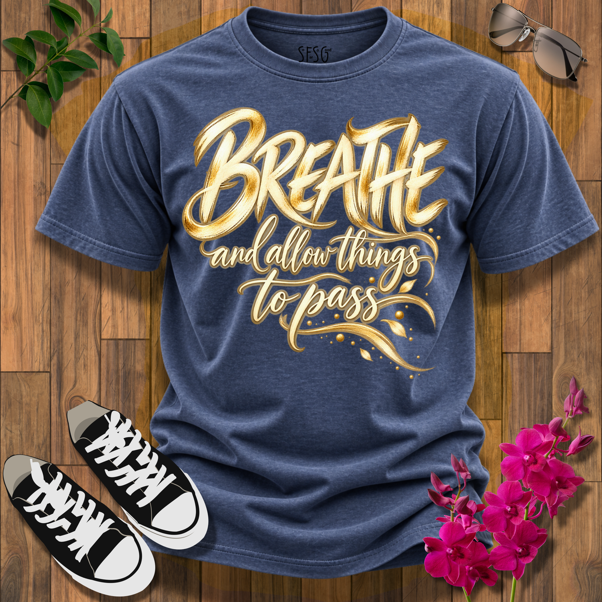 'Allow Things to Pass' T‑Shirt — Inspirational Relaxation Tee