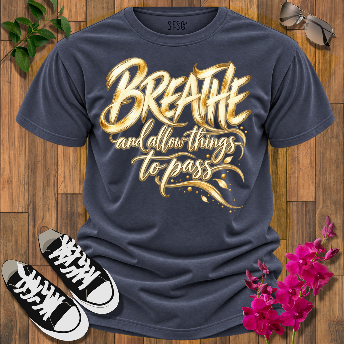 'Allow Things to Pass' T‑Shirt — Inspirational Relaxation Tee