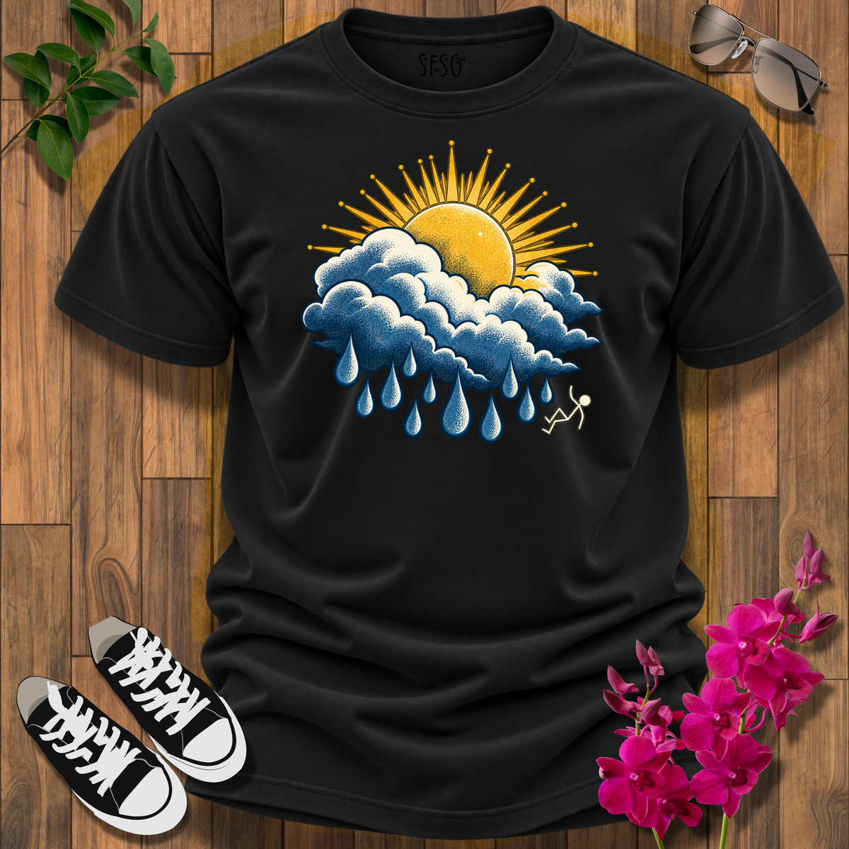 'After The Rain' T-Shirt — Sunshine / Clouds Graphic Tee