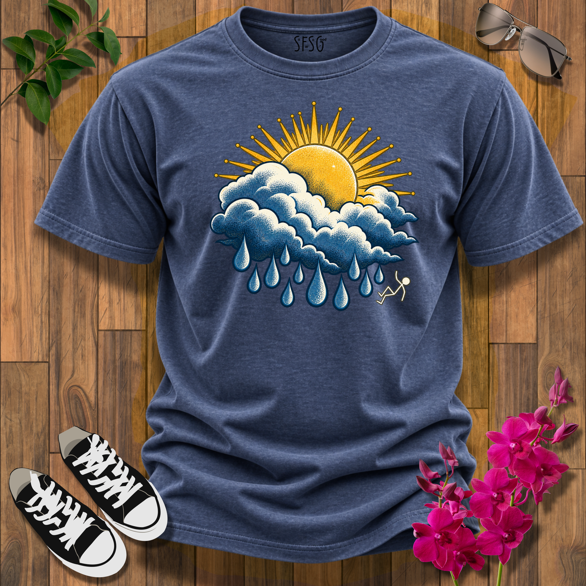 'After The Rain' T-Shirt — Sunshine / Clouds Graphic Tee