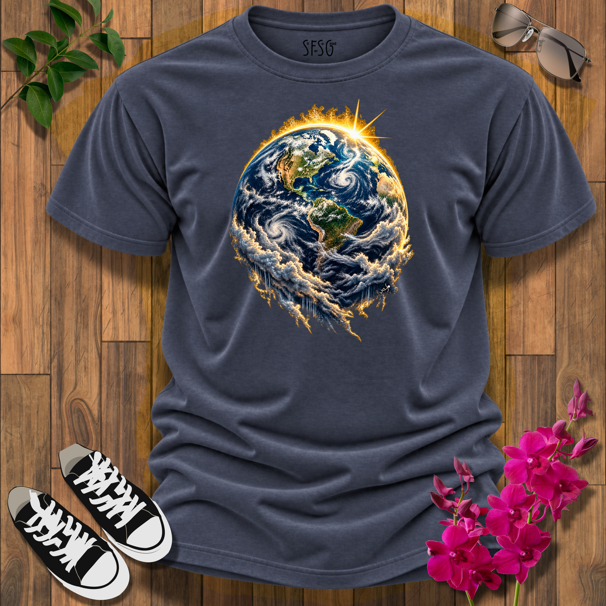 'Still Turning' T-Shirt — A New Dawn Environmental Awareness Tee