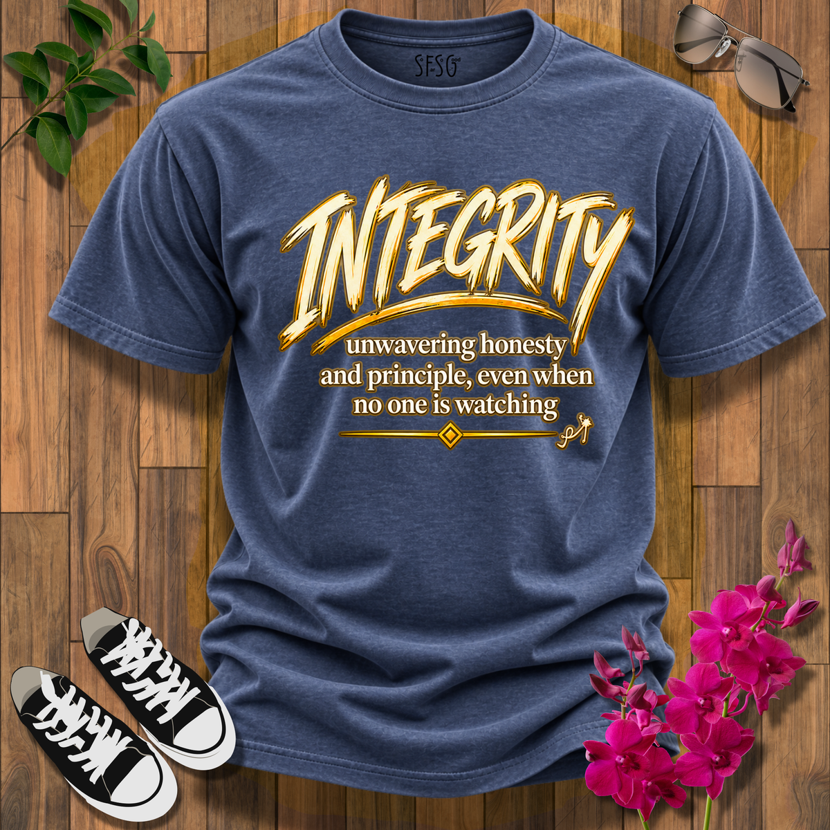 'Integrity' T-Shirt — "Integrity: unwavering honesty and principle, even when no one is watching"