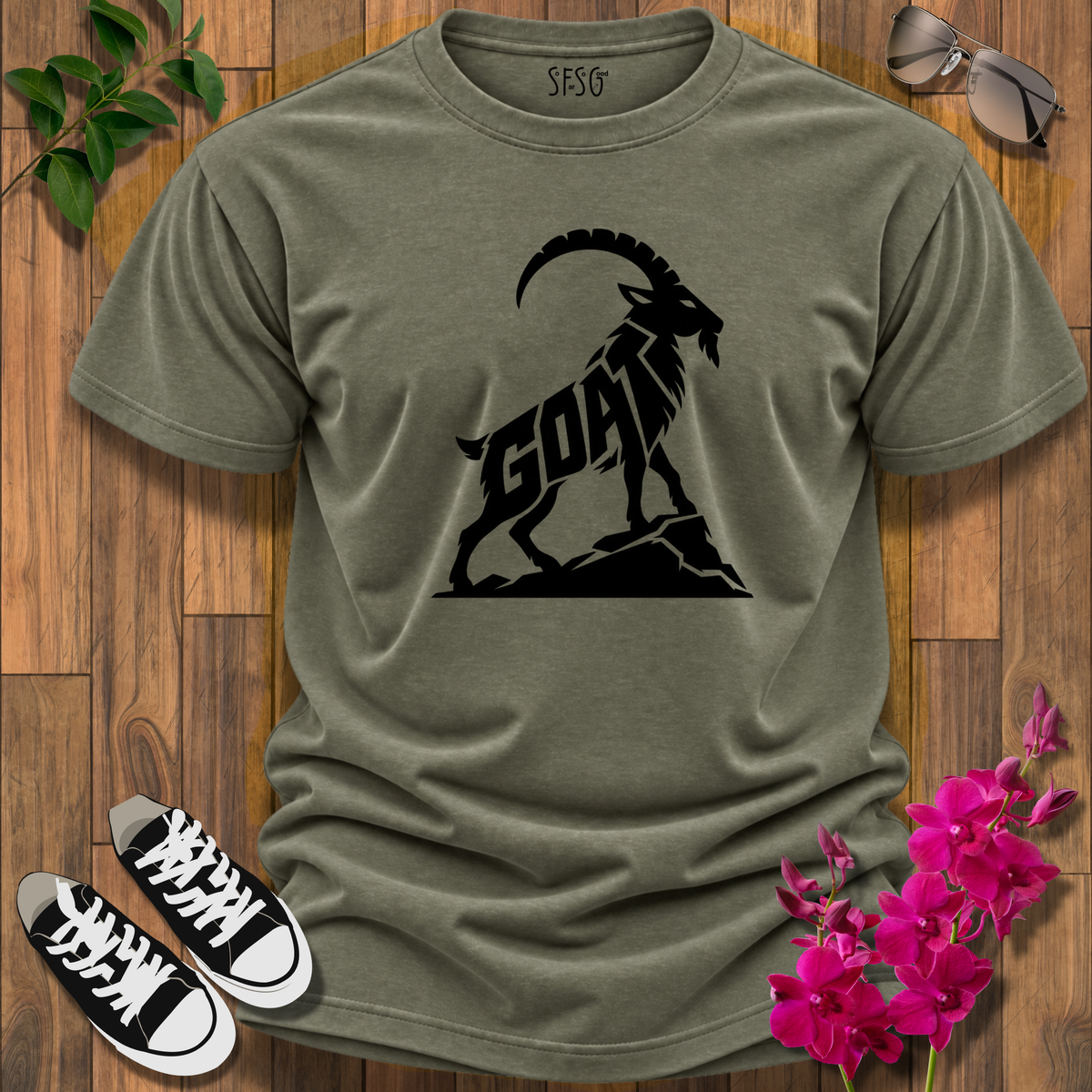 'Goat' T-Shirt Greatest Of All Time Graphic Tee