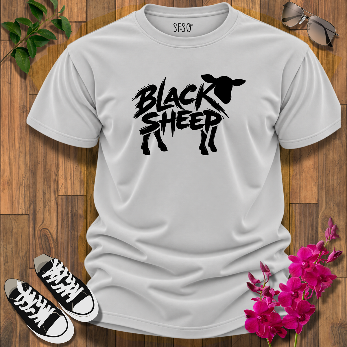 'Rebel' T-Shirt Black Sheep Graphic Tee