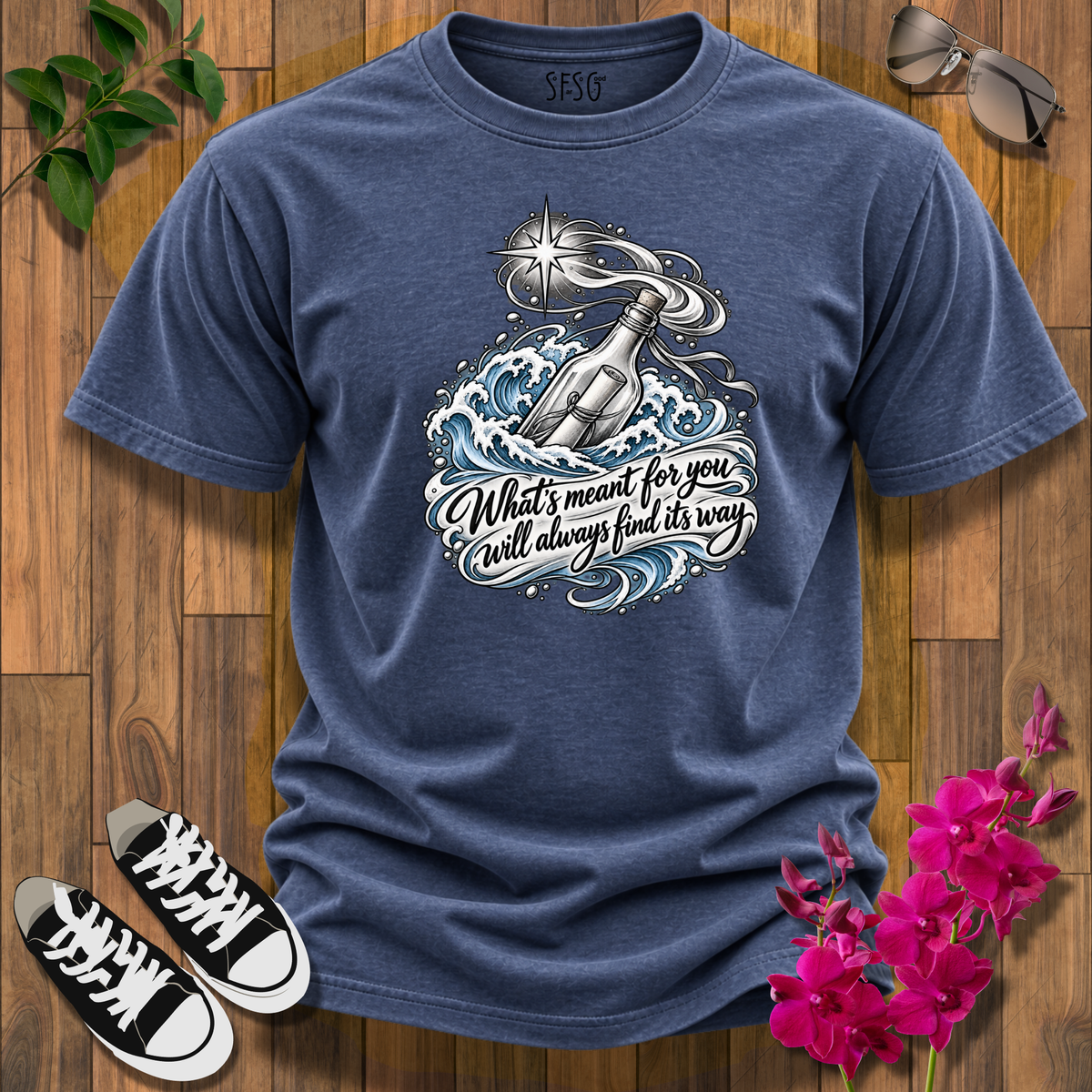 'Message in a Bottle' Inspirational Graphic Tee