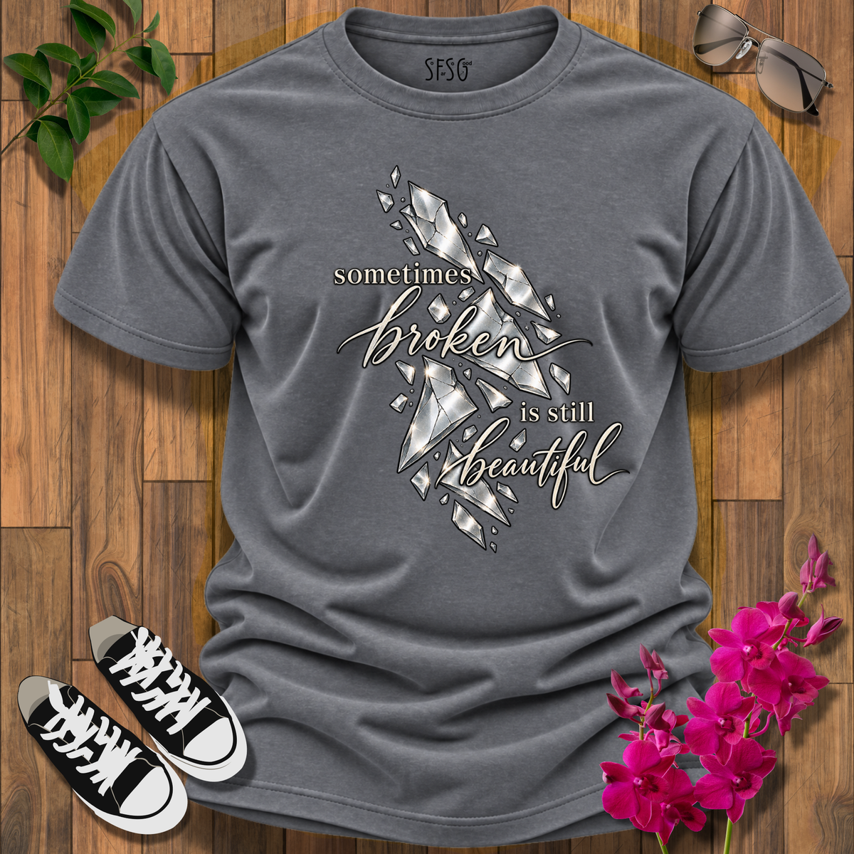 Silver Lining T-Shirt Inspirational Graphic Tee