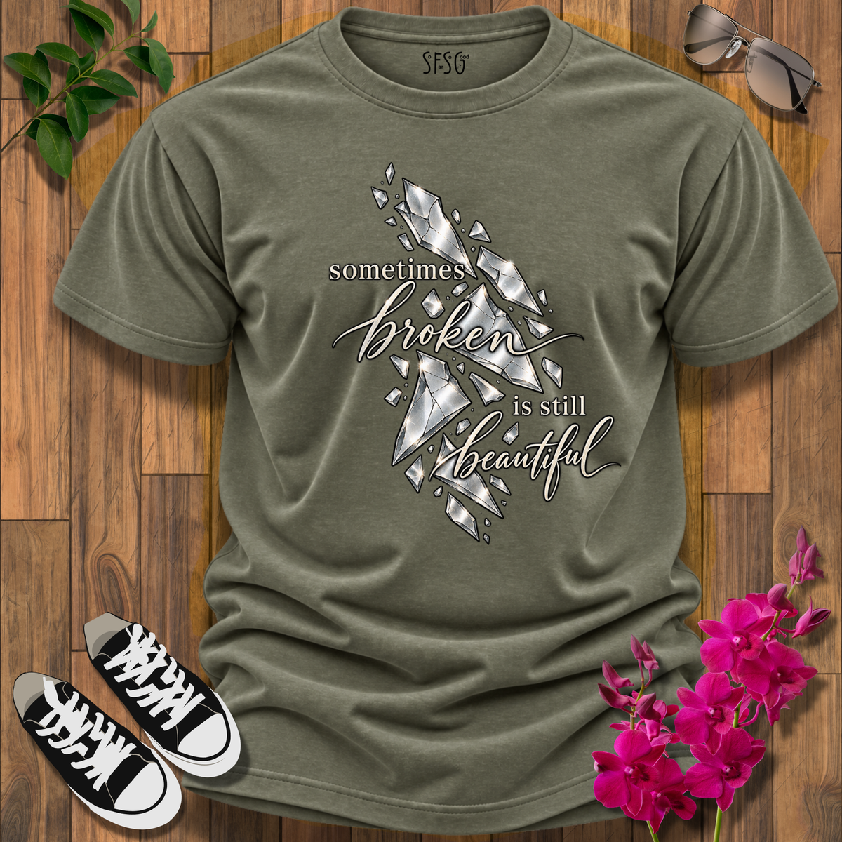 Silver Lining T-Shirt Inspirational Graphic Tee