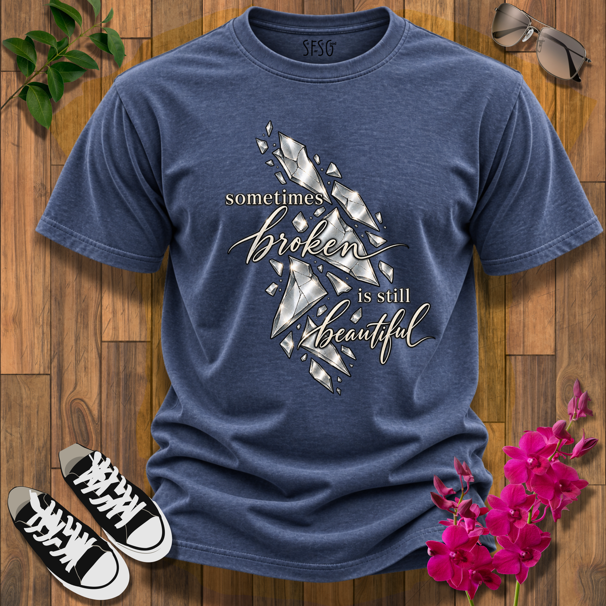 Silver Lining T-Shirt Inspirational Graphic Tee