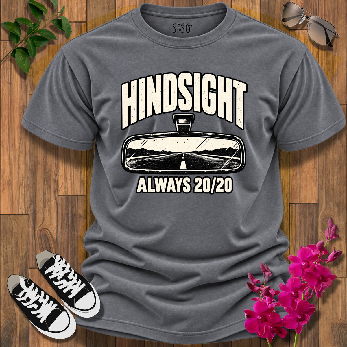 'Hindsight' T-Shirt 20/20 Retro Car Tee