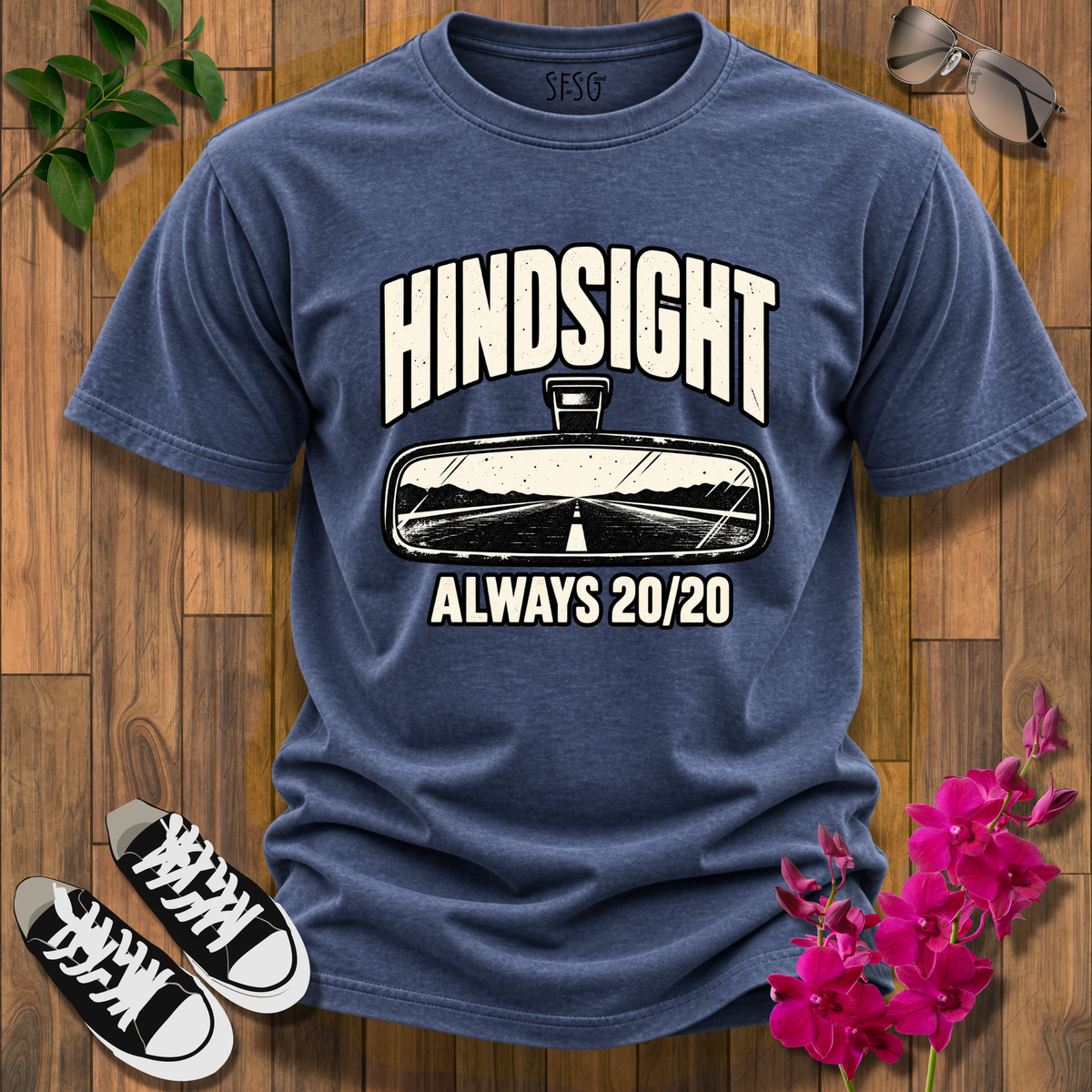 'Hindsight' T-Shirt 20/20 Retro Car Tee