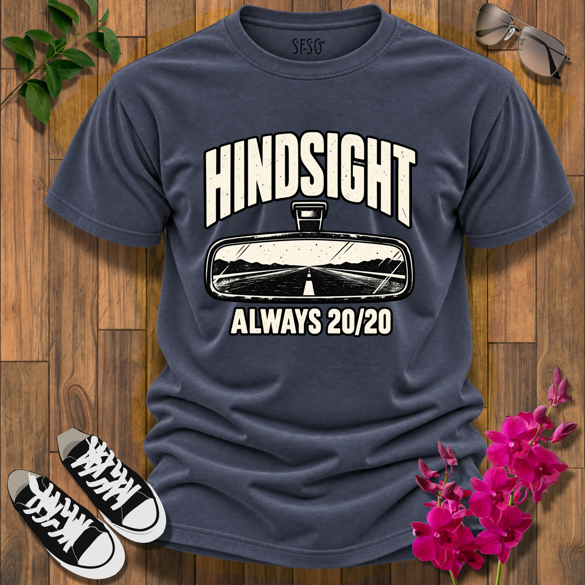 'Hindsight' T-Shirt 20/20 Retro Car Tee