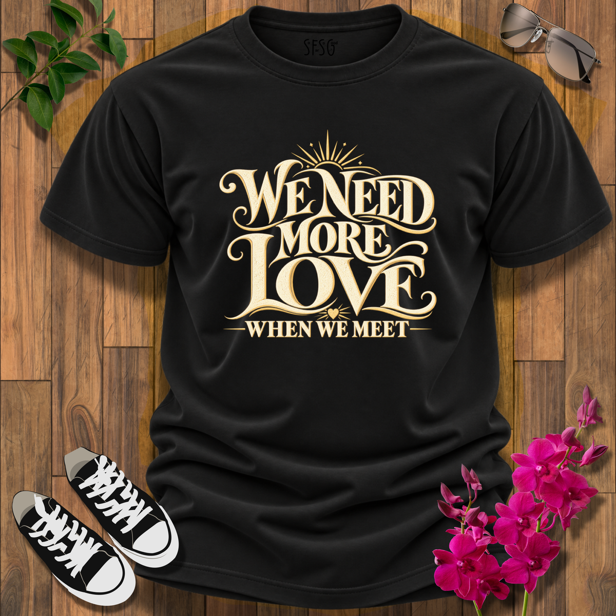 'More Love' T-Shirt  Graphic Inspirational T-Shirt