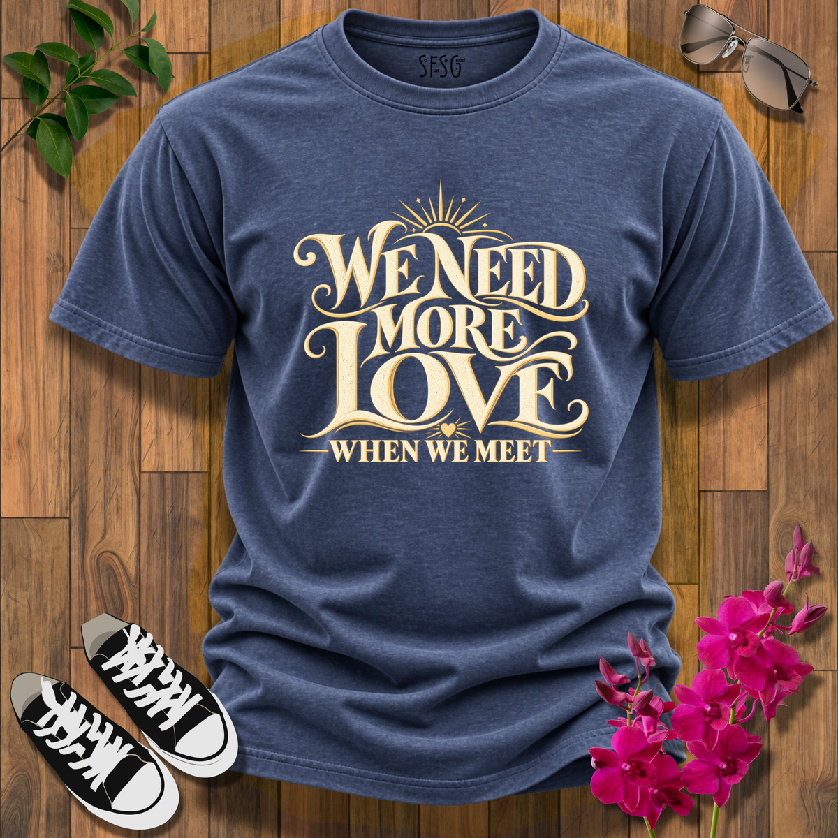 'More Love' T-Shirt  Graphic Inspirational T-Shirt