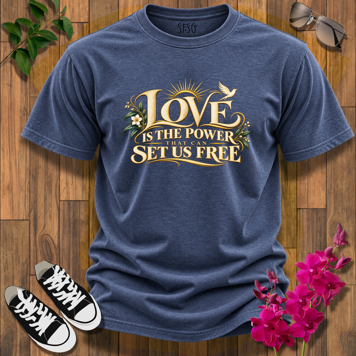 'Love Is Power' T-Shirt  Graphic Inspirational T-Shirt
