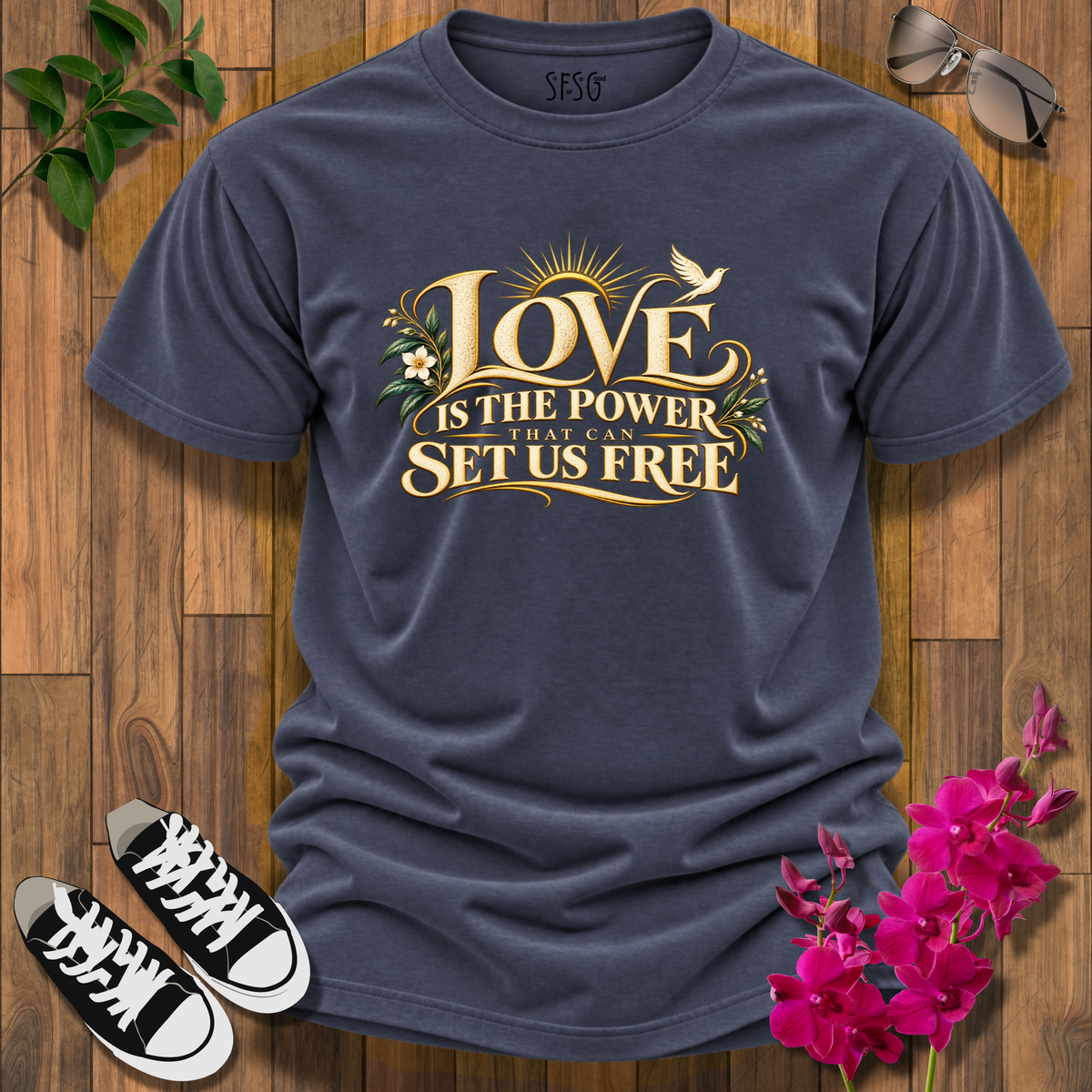 'Love Is Power' T-Shirt  Graphic Inspirational T-Shirt